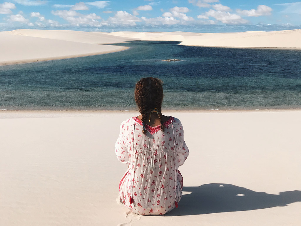 Lagoa Bonita nos Lençóis Maranhenses