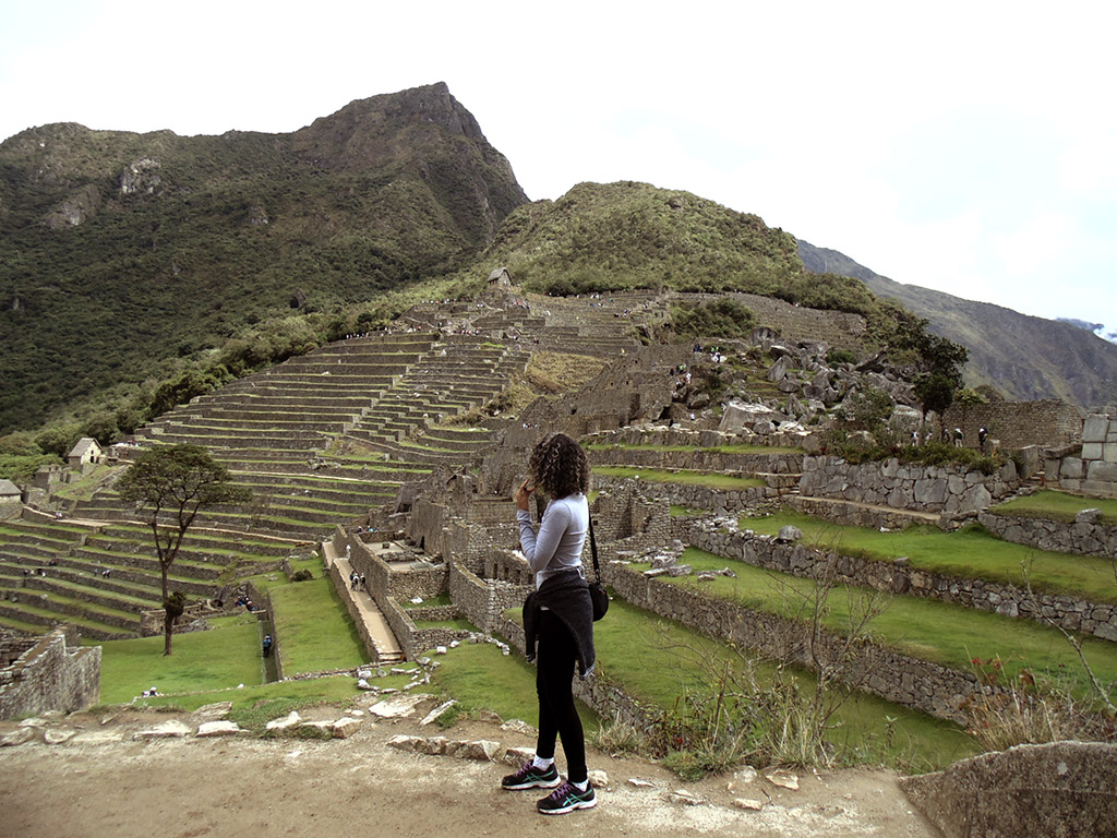 Cíntia Albuquerque em Machu Picchu