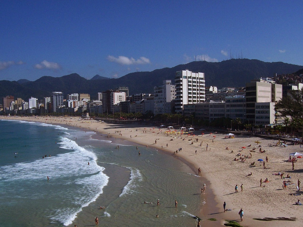 Praia do Arpoador, na cidade do Rio de Janeiro