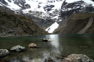 Laguna Humantay no Peru