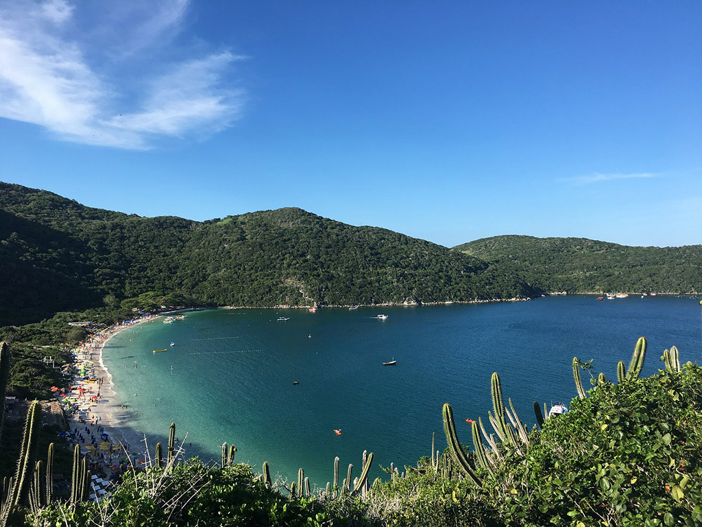 Praia do Forno, na cidade de Arraial do Cabo