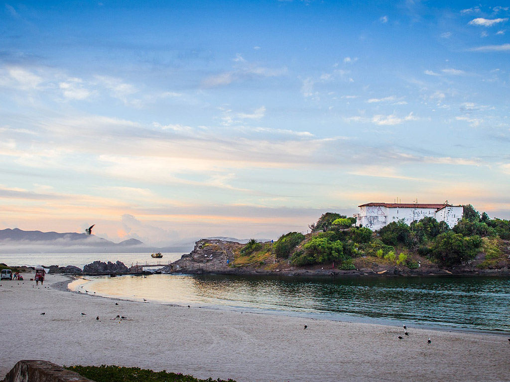 Praia do Forte, na cidade de Cabo Frio