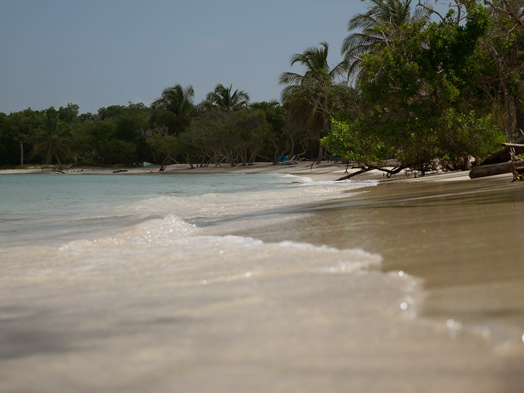 Playa Agua Azul em Cartagena