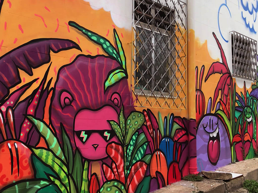 Arte de rua em Santa Teresa Rio de Janeiro