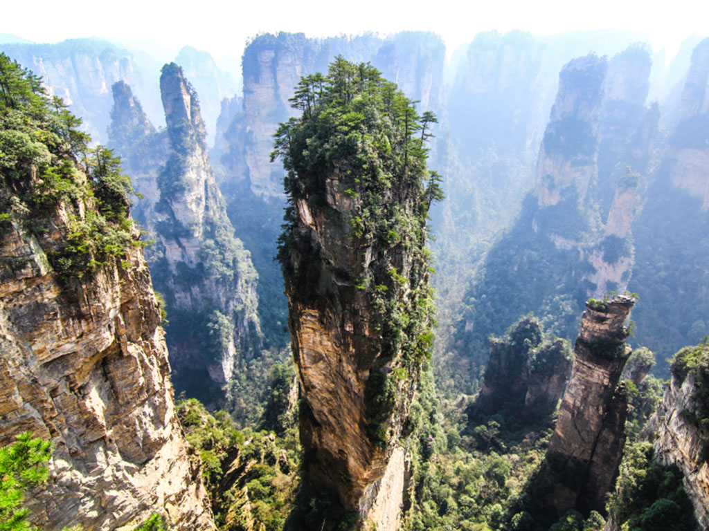 Montanhas de Tianzi na China