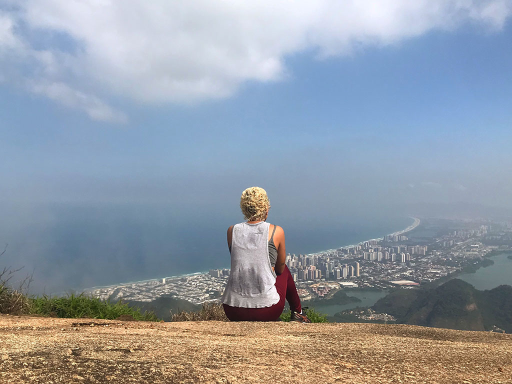 Trilha da Pedra Bonita com vista para a Barra da Tijuca