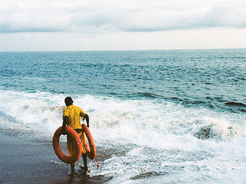 Praia na Costa do Marfim